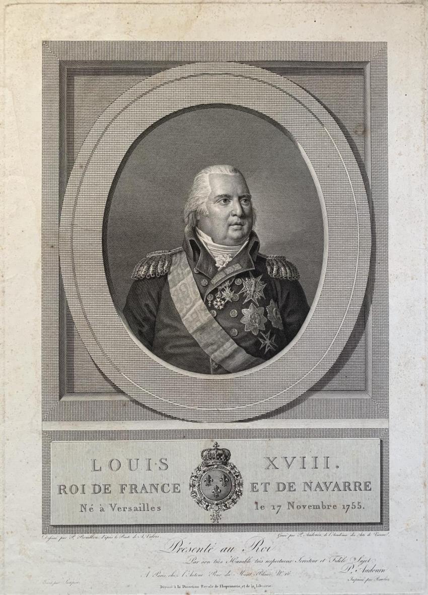 Ludwik XVIII, kr&oacute;l Francji, 1814