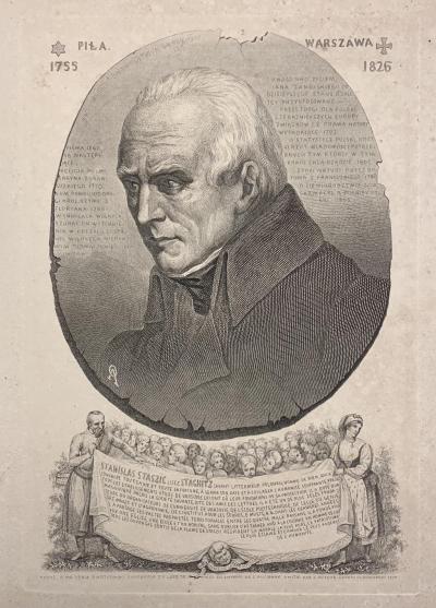 Stanisław Staszic, staloryt, 1870 r.