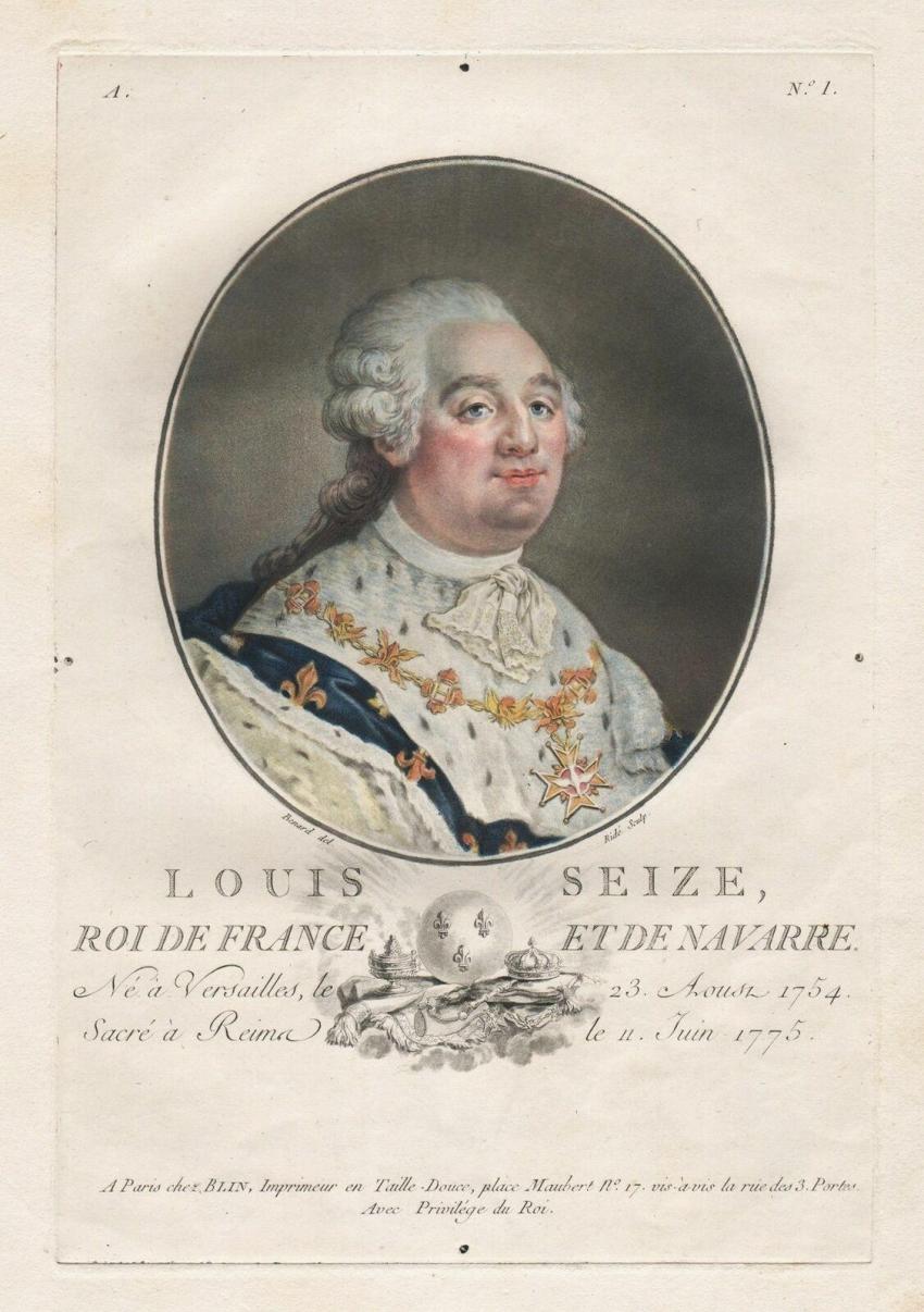 Ludwik XVI, król Francji, 1787 r.