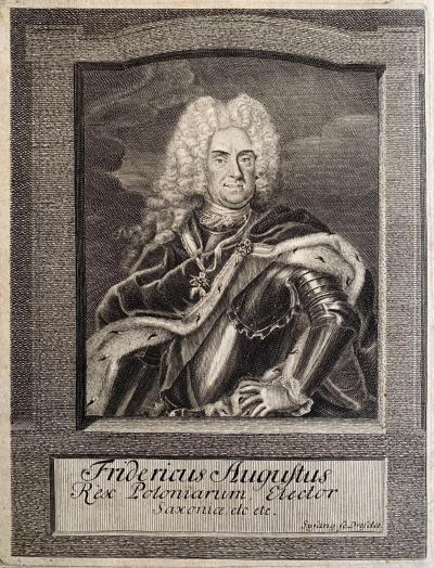 August II Mocny, kr&oacute;l Polski, przed 1727 r.