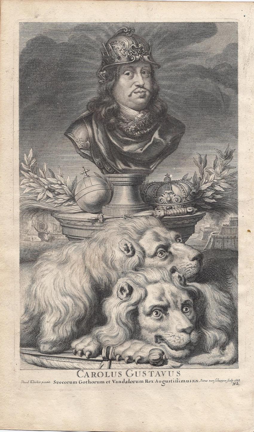 Karol Gustaw król Szwecji, 1668 r.