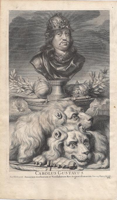 Karol Gustaw kr&oacute;l Szwecji, 1668 r.