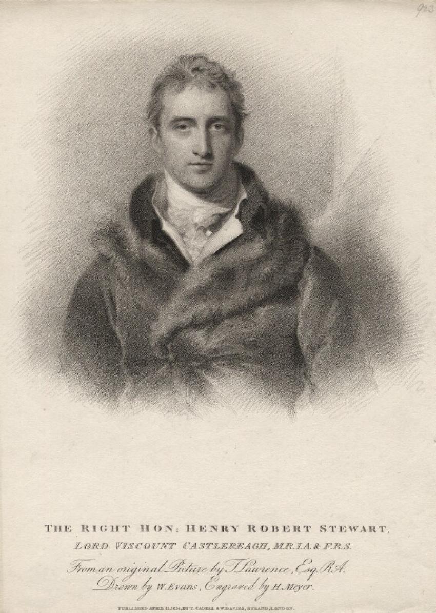 Henry Robert Stewart, Lord Castlereagh, sekretarz stanu, 1814 r.