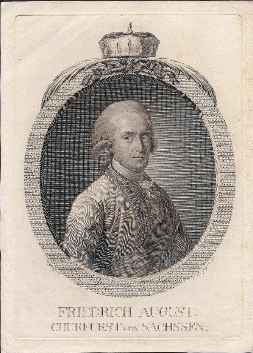 Fryderyk August, elektor Saksonii i Książę Warszawski, 1790 r.