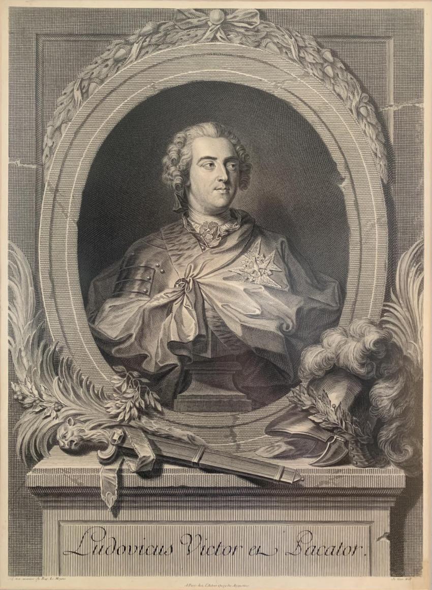 Ludwik XV, król Francji, 1738 r.