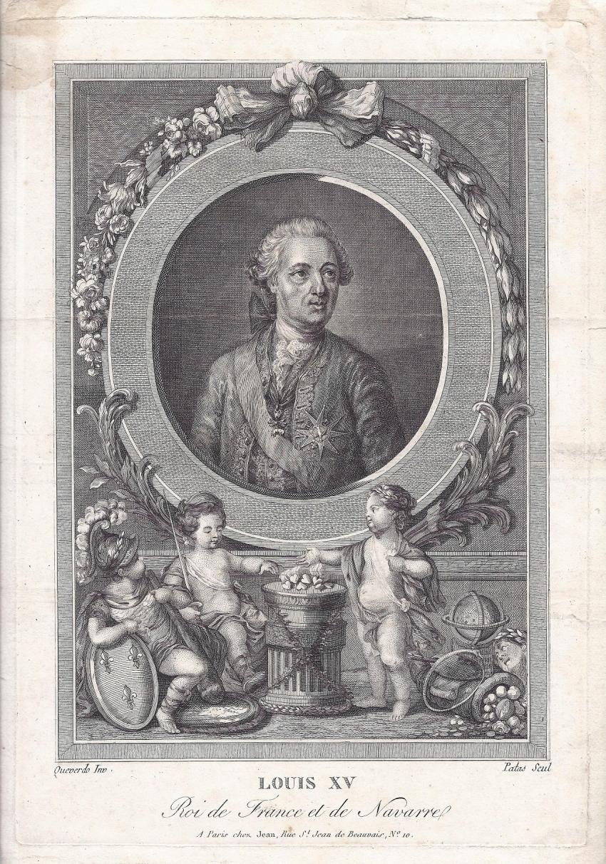 Ludwik XV, król Francji, 1770 r.