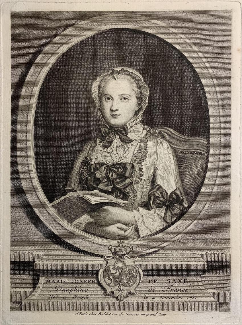 Maria Józefa, córka króla Augusta Polski III, ok. 1750 r.