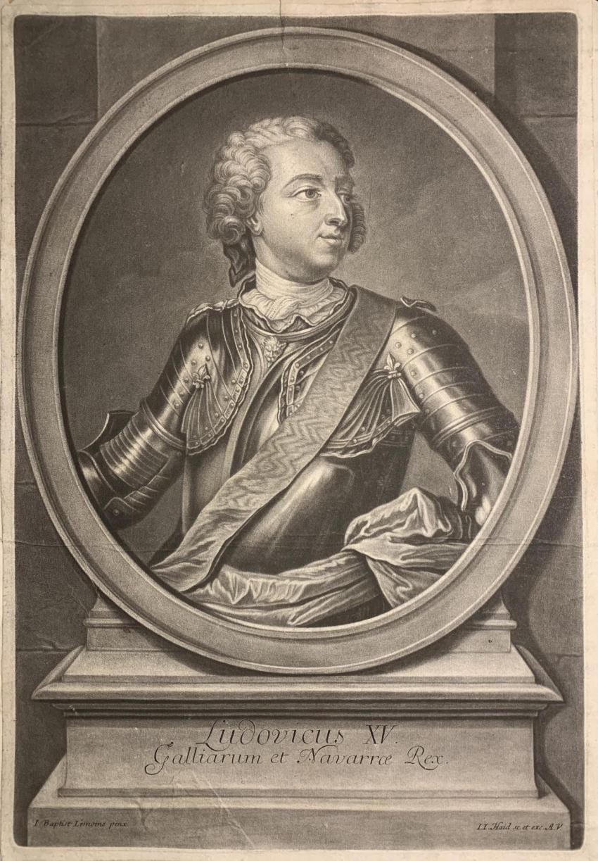 Ludwik XV, król Francji, 1750 r.