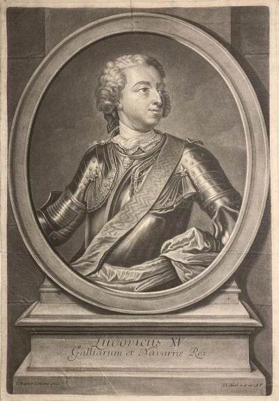 Ludwik XV, kr&oacute;l Francji, 1750 r.