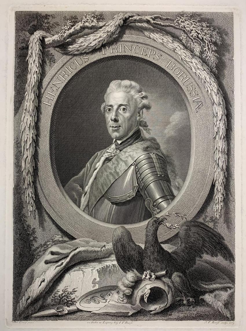 Henryk, książę - brat króla Prus Fryderyka II, ok. 1750 r.