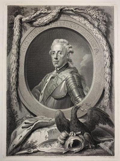 Henryk, książę - brat kr&oacute;la Prus Fryderyka II, ok. 1750 r.