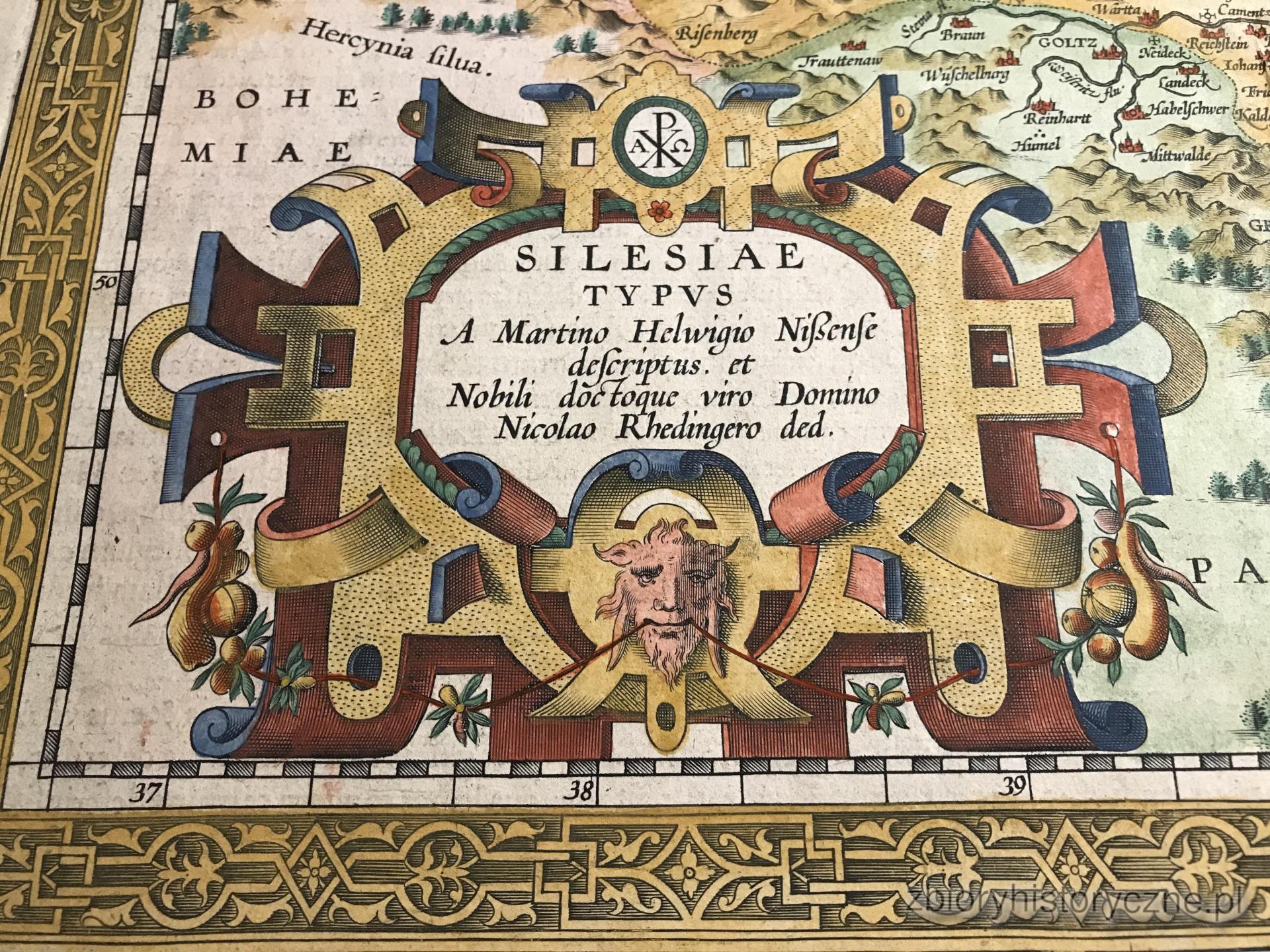 6. Mapa Śląska, Ortelius, 1595 r. / 1