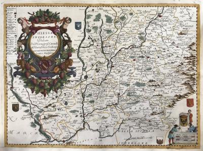 8. Mapa Dolnego Śląska, Coronelli, ok. 1690 r.