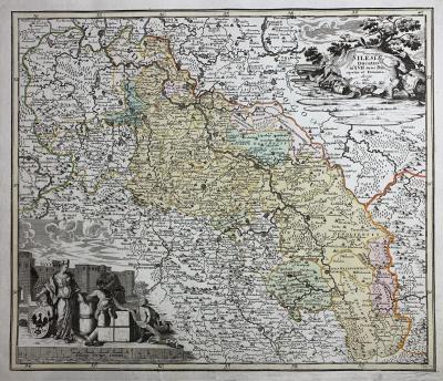 9. Mapa Śląska, Weigel, 1718 r.