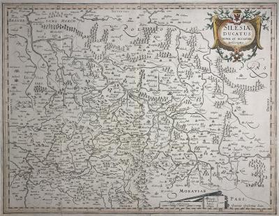 25. Mapa Śląska, Janssonius, 1633 r.