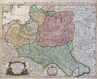 Królestwo Polskie i Wielkie Księstwo Litewskie, D'Isle, 1680 r.