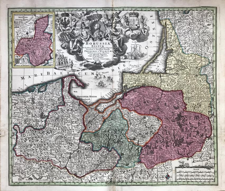 Kr&oacute;lestwo Prus, Seutter, 1730 r.
