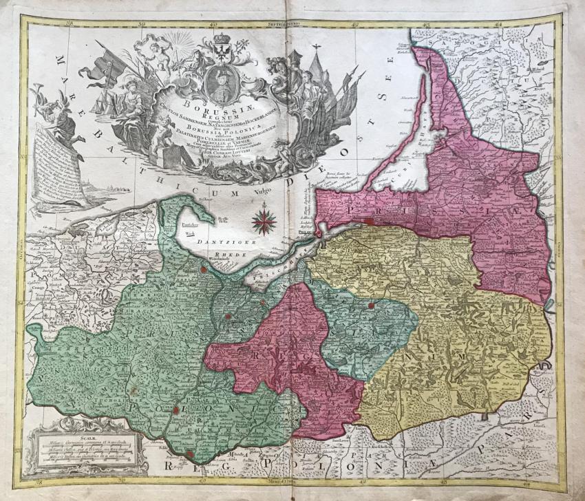 Kr&oacute;lestwo Prus i Prusy Kr&oacute;lewskie (polskie), Lotter, 1750 r.