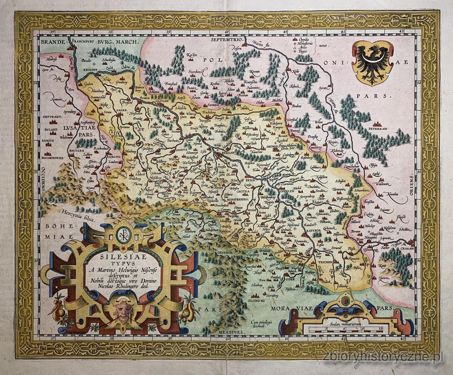 6. Mapa Śląska, Ortelius, 1595 r. / 0