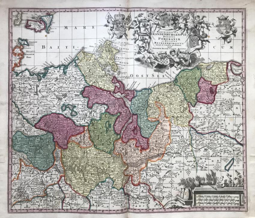 Pomorze, Seutter, 1730 r.