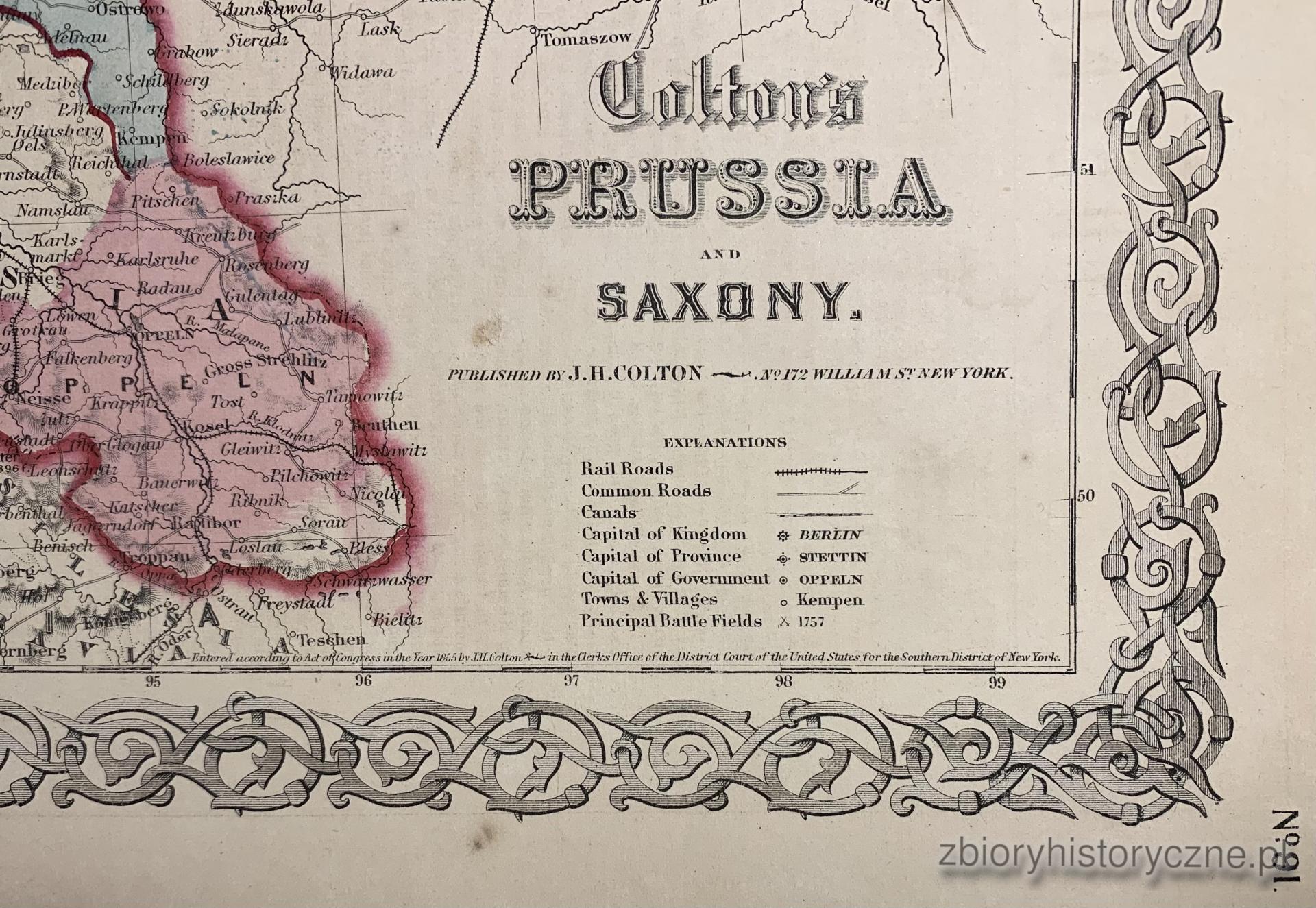 Prusy i Saksonia, J.H. Colton,1863 r. / 3