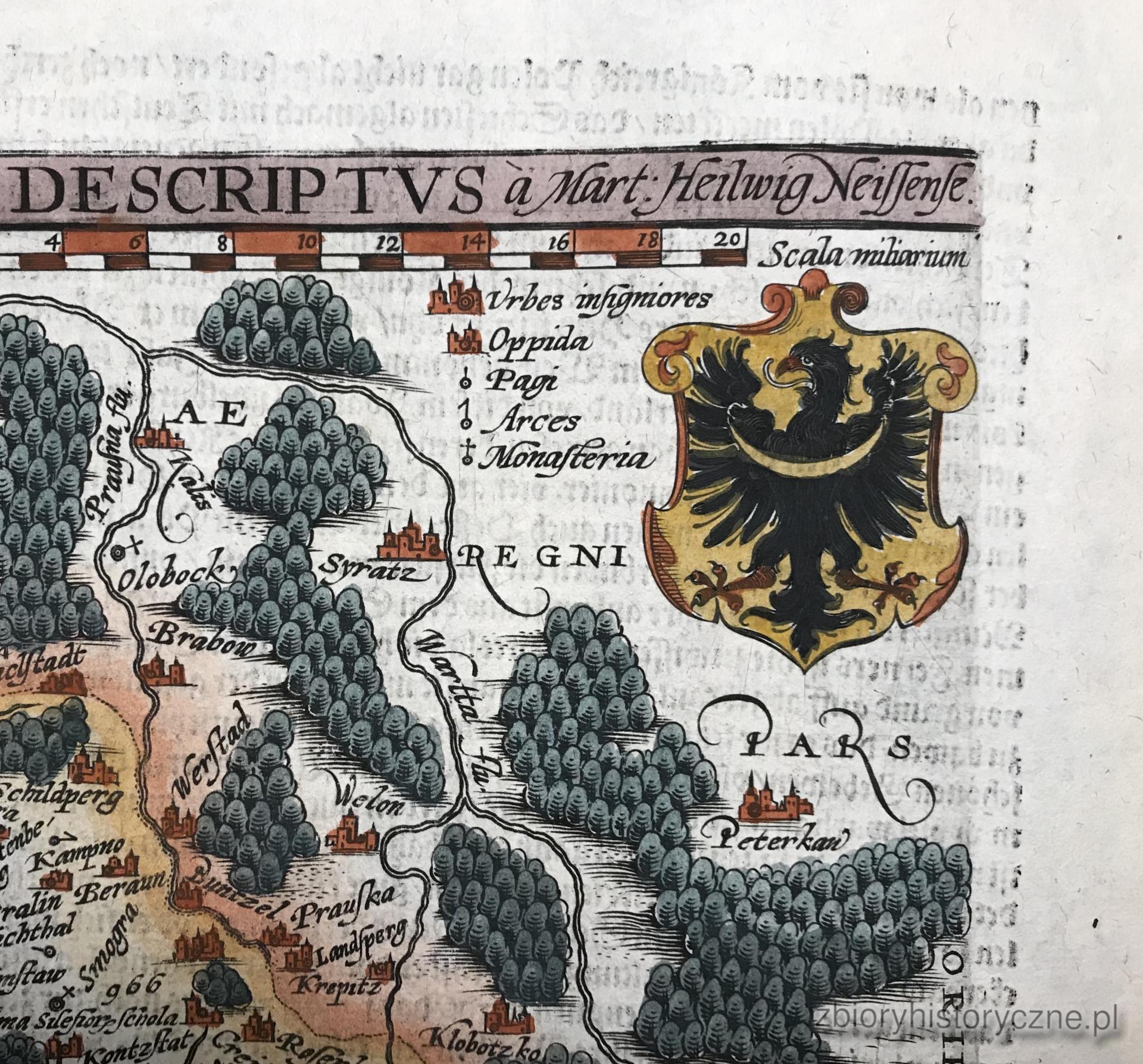 3. Mapa Śląska, Quad, 1592 r. / 2