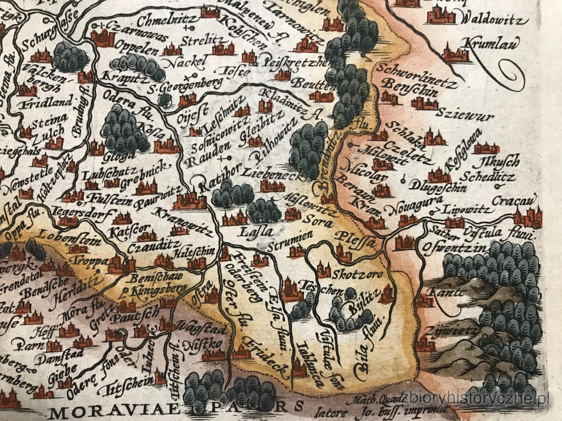 3. Mapa Śląska, Quad, 1592 r. / 3