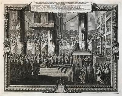 Koronacja kr&oacute;la Szwecji Karola Gustawa, II poł. XVII w.